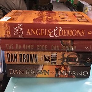 Lot of 4 Dan Brown Hardcover books